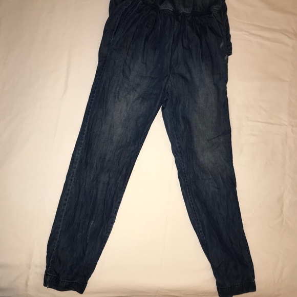 EXCLUSIVE CHIP FOSTER Denim Jumpsuit - Picture 6 of 7